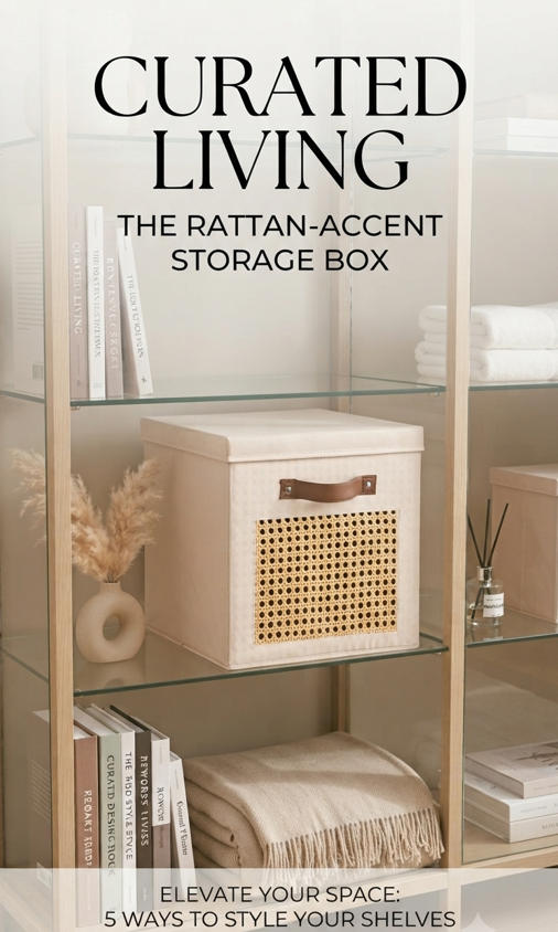 The Art of Hidden Storage: Elevate Your Home with Rattan-Accent Organizers
