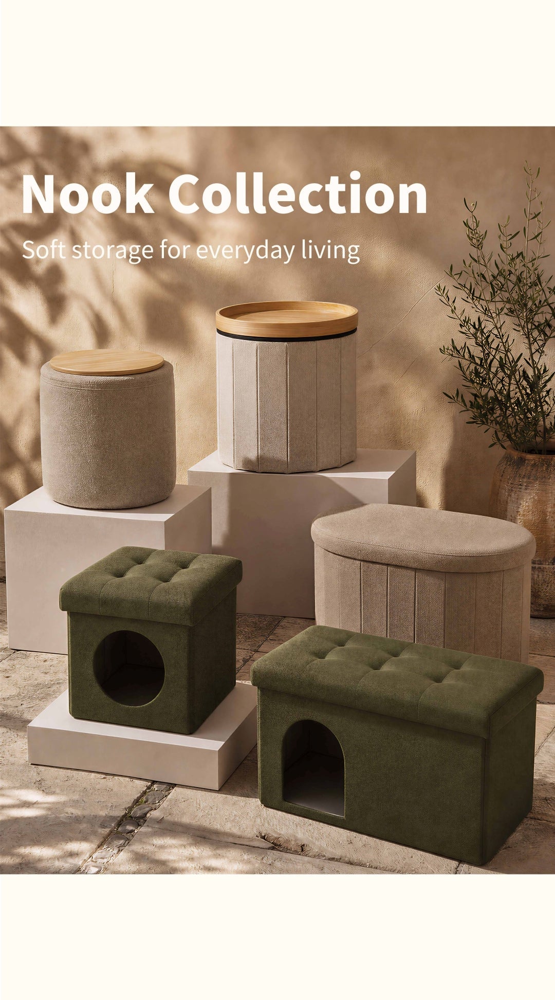 NOOK Collection| Functional Storage Ottoman