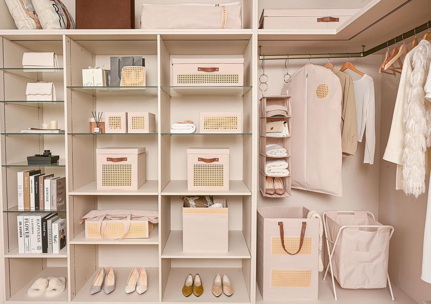 Soft Touch Peachskin Fabric Organizer Collection