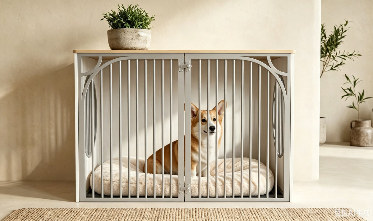 CozyNook Hearth Wooden Dog Crate with Side Entry | Large 98cm from CozyNookMY HEARTH collection — premium pet-friendly furniture & dog crate for modern homes