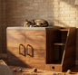 CozyNook Sanctuary Low Cat Litter Box Cabinet with Storage | 52cm from CozyNookMY SANCTUARY collection — premium pet-friendly furniture & dog crate for modern homes
