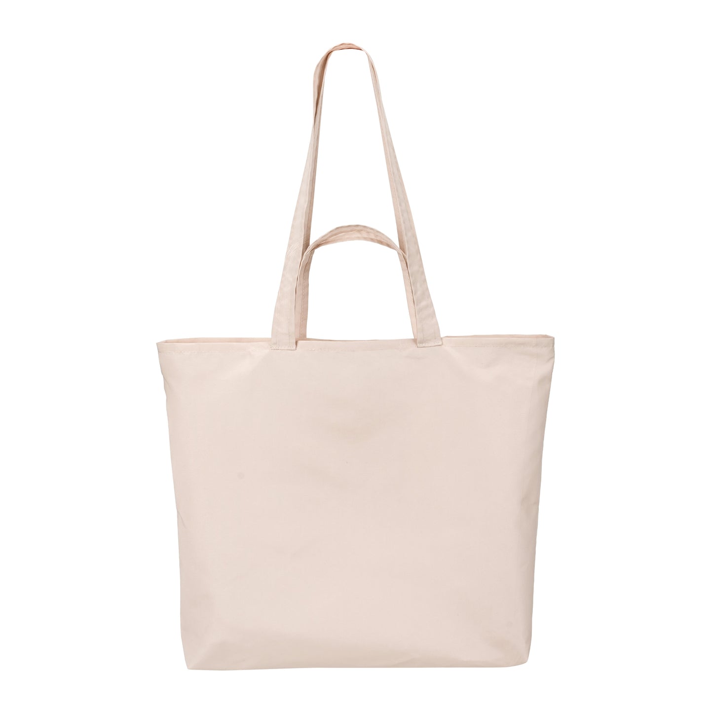 Soft Touch Shopping Bags - Beige Small - detail close-up of material texture