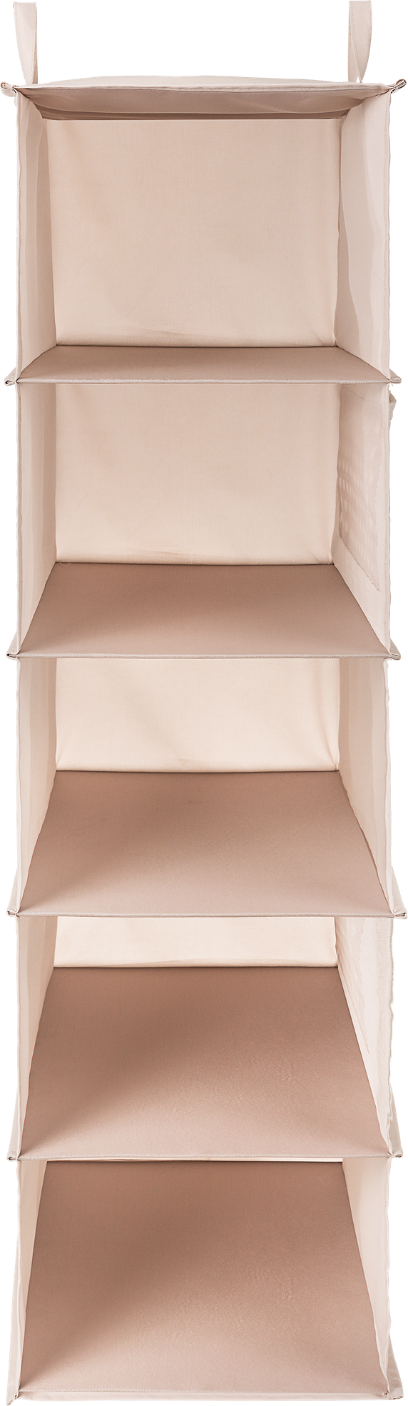 Soft Touch Hanging Storage Organizer - Beige - detail close-up of material texture