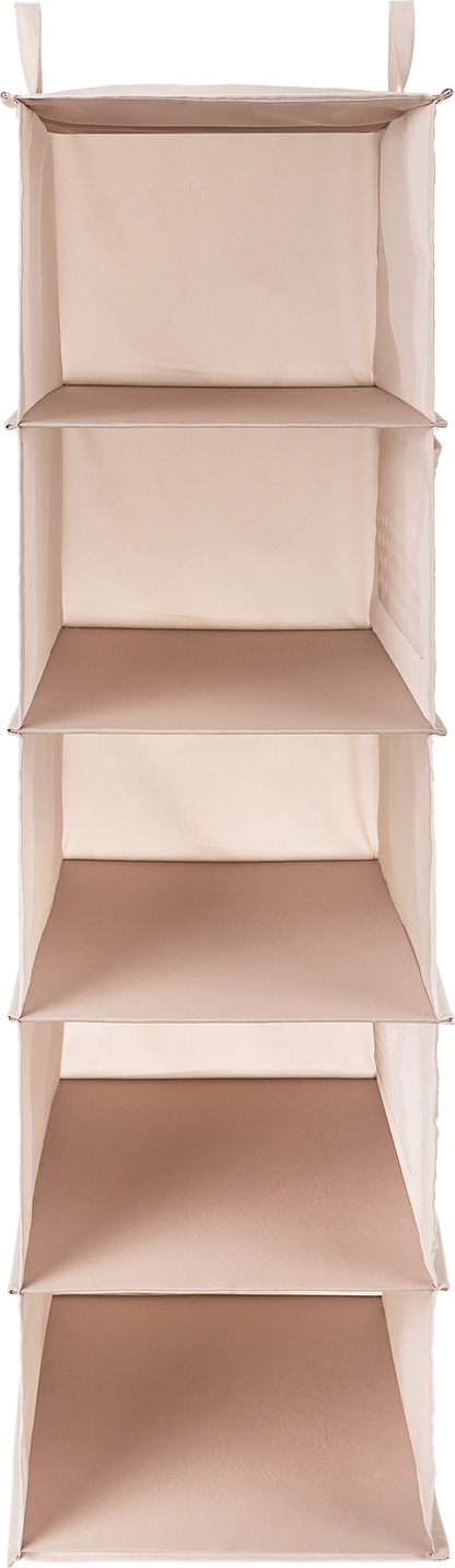 Soft Touch Hanging Storage Organizer - Beige - detail close-up of material texture