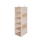 Soft Touch Hanging Storage Organizer - Beige - main product front view