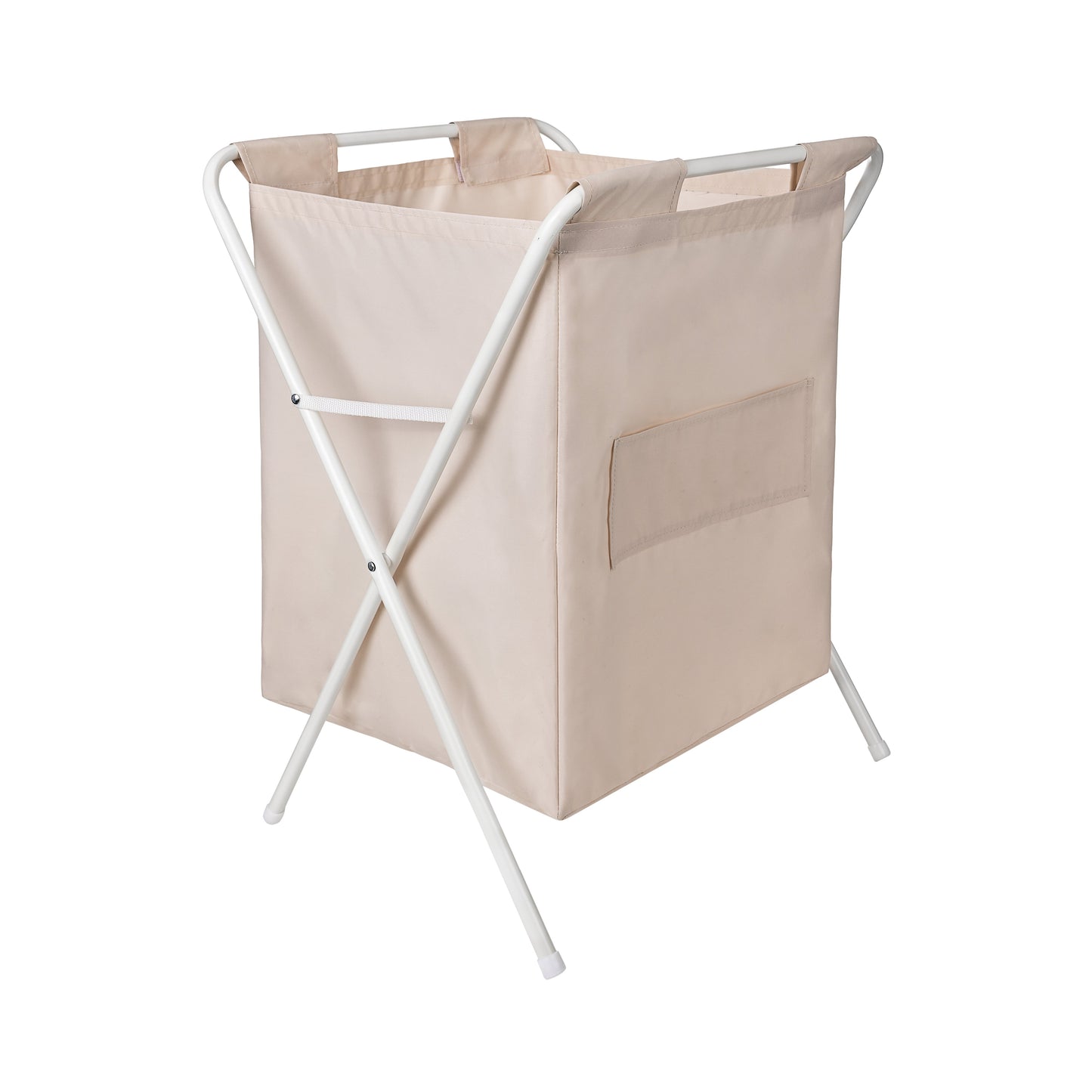 Soft Touch Collapsible Laundry Storage - Beige - assembly or packaging display