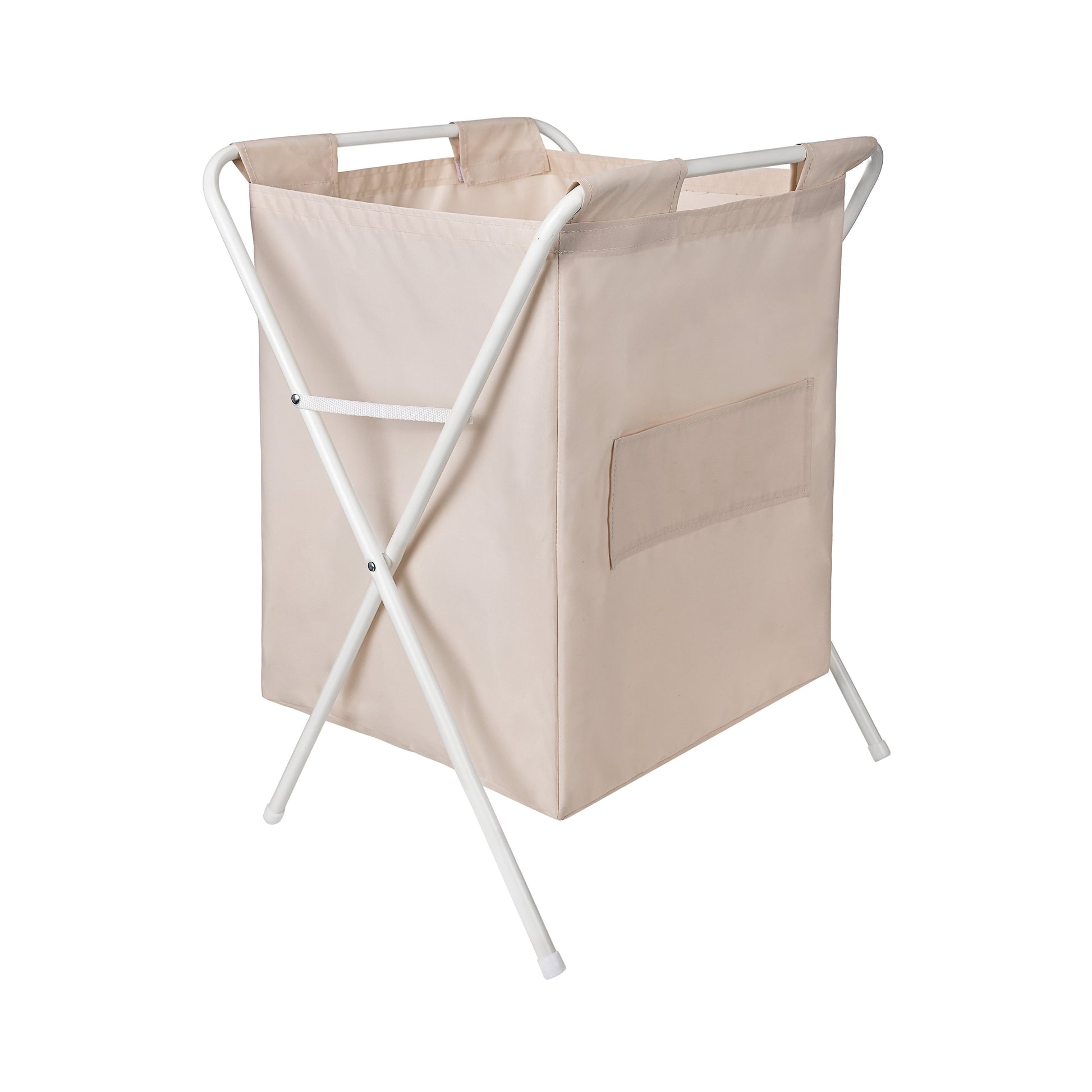 Soft Touch Collapsible Laundry Storage - Beige - assembly or packaging display