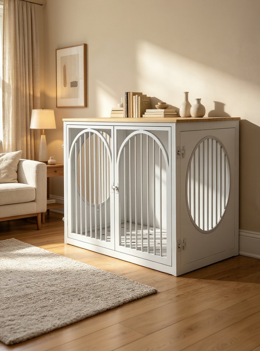 CozyNook Hearth Wooden Dog Crate with Side Entry | Medium 78cm from CozyNookMY HEARTH collection — premium pet-friendly furniture & dog crate for modern homes