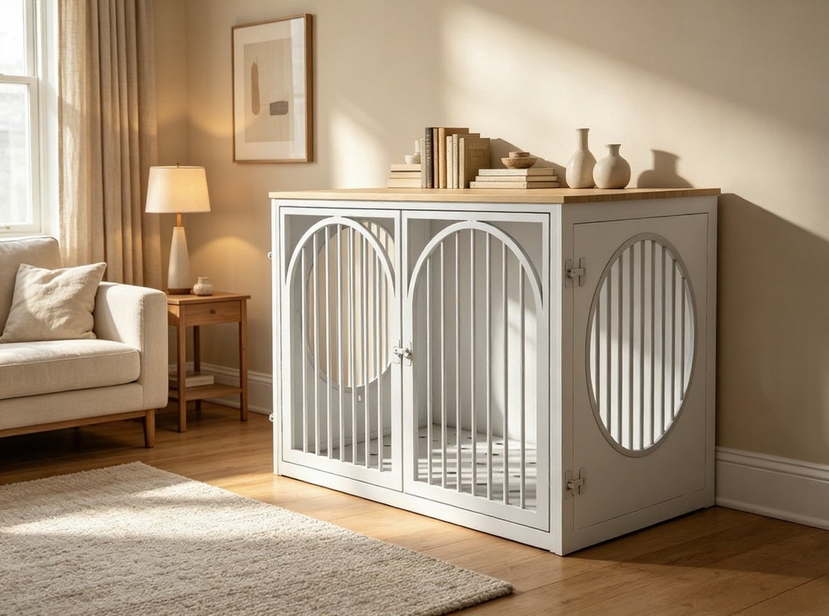 CozyNook Hearth Wooden Dog Crate with Side Entry | Medium 78cm from CozyNookMY HEARTH collection — premium pet-friendly furniture & dog crate for modern homes