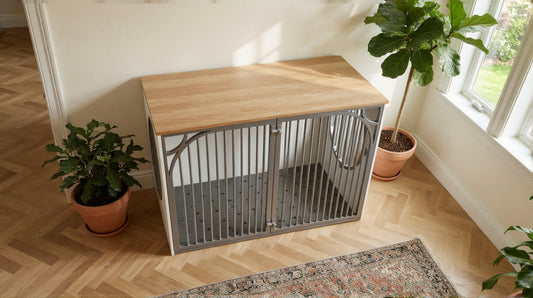 CozyNook Hearth Wooden Dog Crate with Side Entry | Large 98cm from CozyNookMY HEARTH collection — premium pet-friendly furniture & dog crate for modern homes