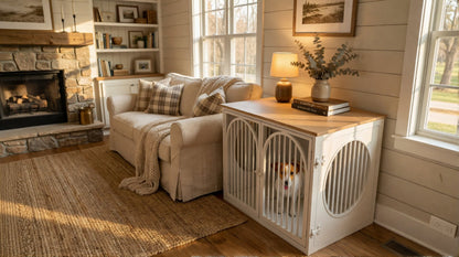 CozyNook Hearth Wooden Dog Crate with Side Entry | Medium 78cm from CozyNookMY HEARTH collection — premium pet-friendly furniture & dog crate for modern homes