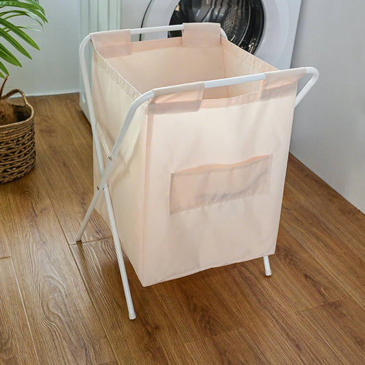 Soft Touch Collapsible Laundry Storage - Beige - main product front view