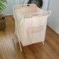 Soft Touch Collapsible Laundry Storage - Beige - main product front view