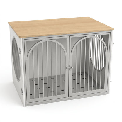 CozyNook Hearth Wooden Dog Crate with Side Entry | Medium 78cm from CozyNookMY HEARTH collection — premium pet-friendly furniture & dog crate for modern homes