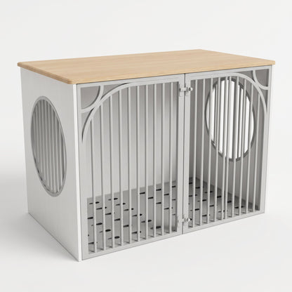 CozyNook Hearth Wooden Dog Crate with Side Entry | Large 98cm from CozyNookMY HEARTH collection — premium pet-friendly furniture & dog crate for modern homes