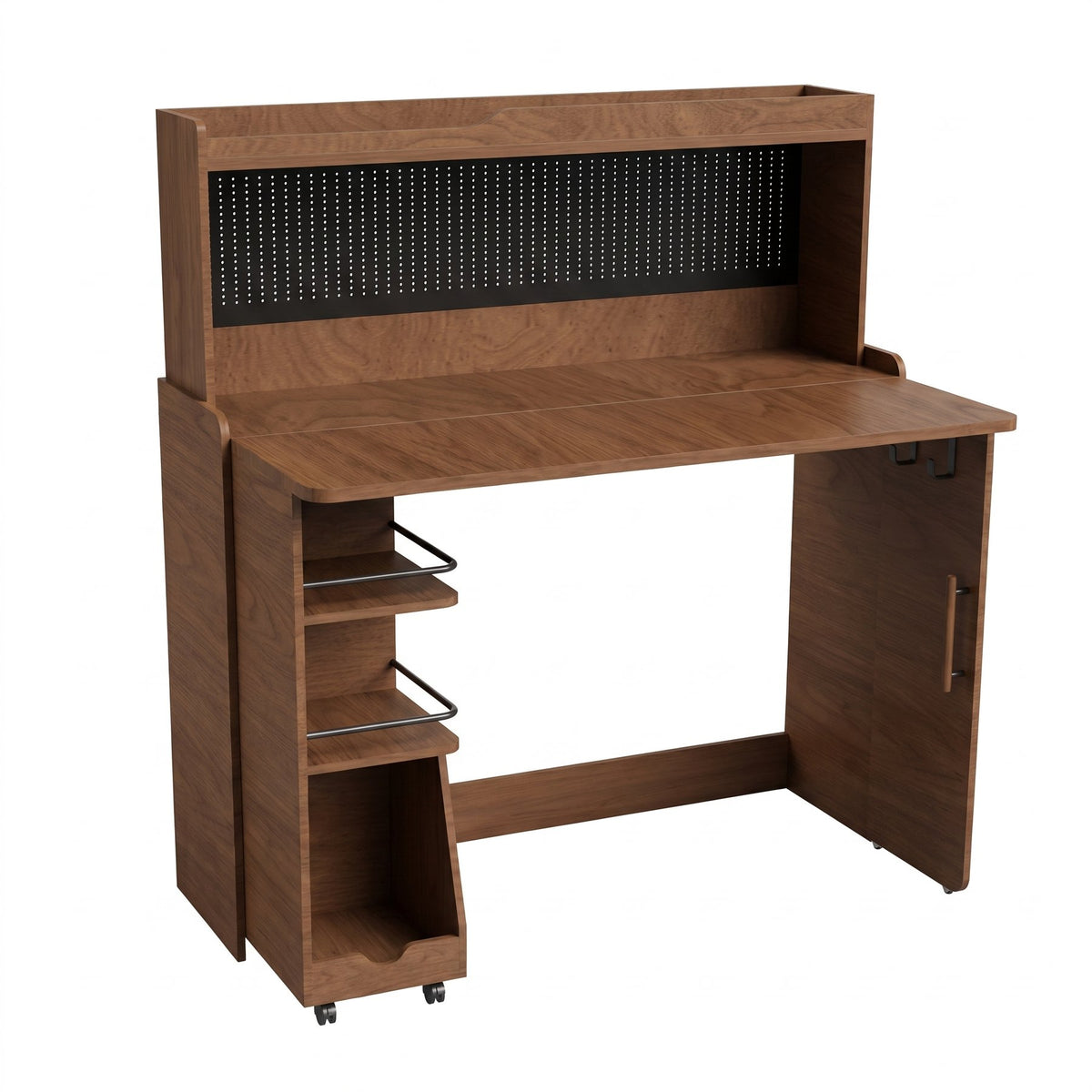 CozyNook Foldable Desk & Dining Table | Built-in Power & LED | 110cm from CozyNookMY STUDIO collection — premium pet-friendly furniture & dog crate for modern homes