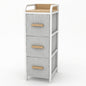 Full Entryway Organizer in white metal frame with warm wood accents, designed as part of the HARBOR entryway storage furniture collection. Hooks + Shelves + 2-Drawers + Shoe Rack design fits compact entryways for organizing shoes, bags, keys and everyday essentials in modern homes. Main product front view.