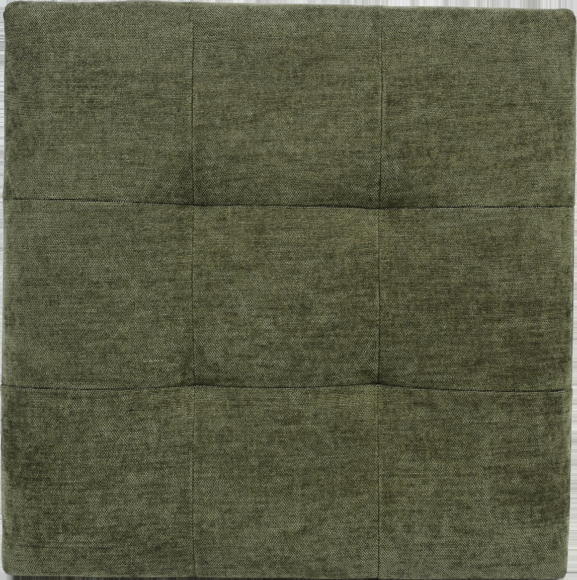 Chenille Square Pet-Friendly Storage Ottoman in soft chenille upholstery, designed as part of the NOOK multifunctional storage furniture collection. square compact design fits modern living rooms, bedrooms and small-space homes with hidden storage. Lifestyle scene in modern entryway/living space.