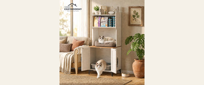 Cat Litter Cabinet Banner